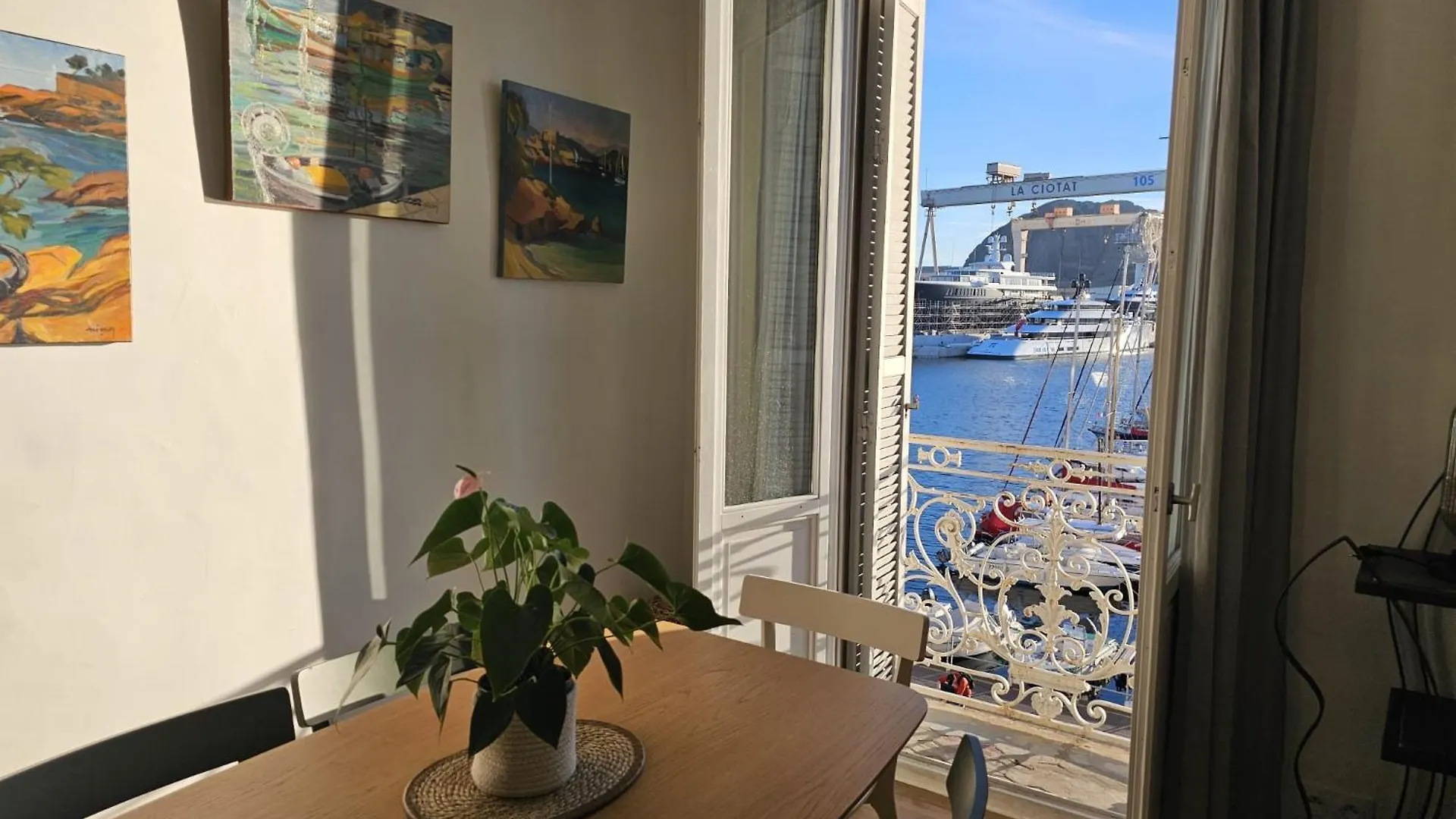شقة Magnifique 3 Chambres, Vue Sur Le Port, Clim. لا سيوتا